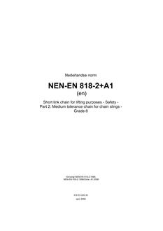 NEN NEN-EN 818-2+A1