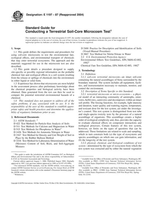 ASTM E1197-87(2004)