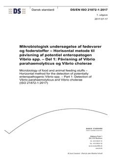 DANSK DS/EN ISO 21872-1