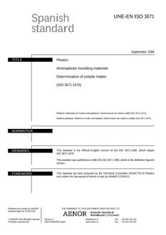 AENOR UNE-EN ISO 3671