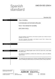 AENOR UNE-EN ISO 12543-4