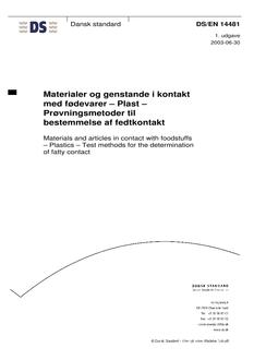 DANSK DS/EN 14481