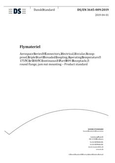 DANSK DS/EN 3645-009