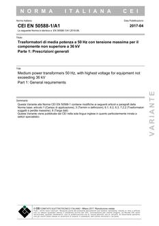 CEI EN 50588-1