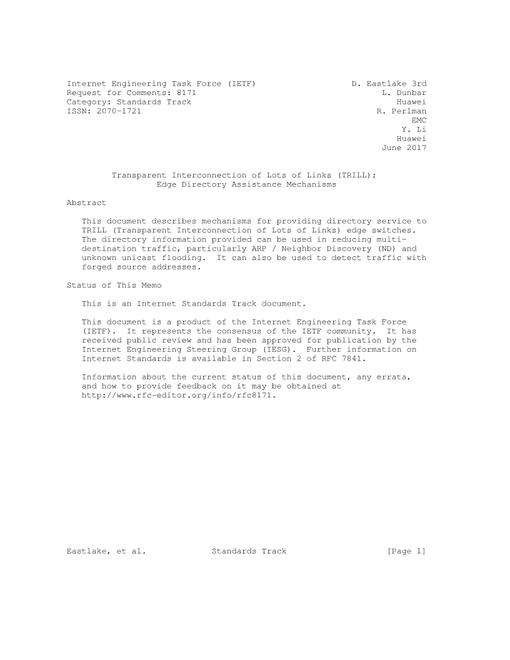 IETF RFC 8171