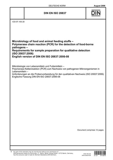 DIN EN ISO 20837