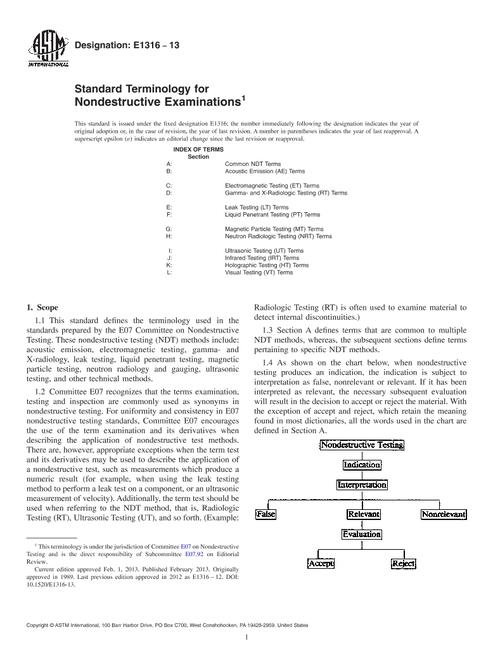 ASTM E1316-13