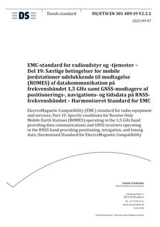 DANSK DS/ETSI EN 301 489-19 V2.2.1