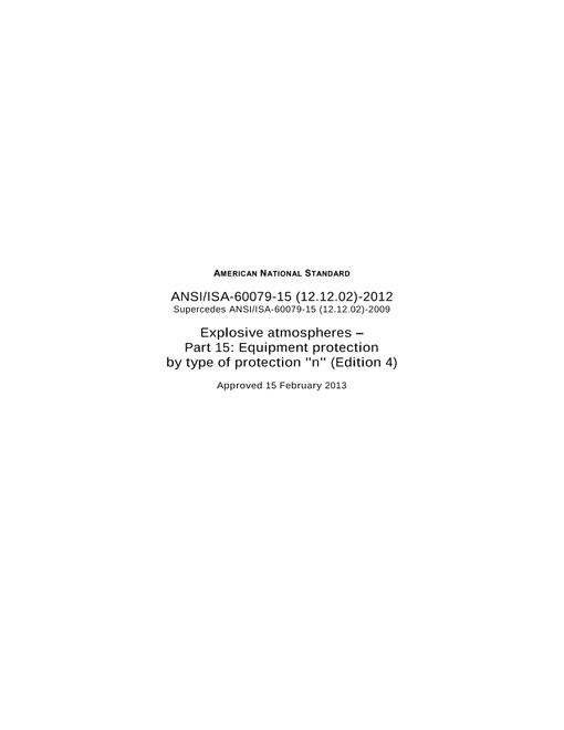 ISA 60079-15