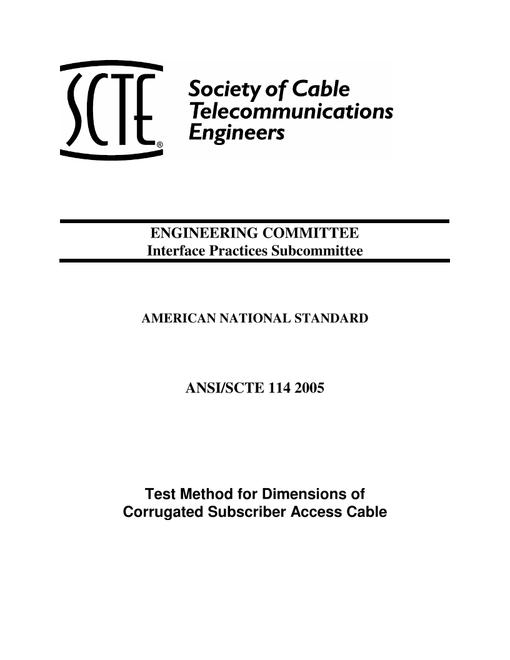 SCTE 114 2005