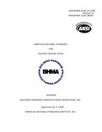 BHMA A156.24-1999