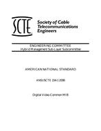 SCTE 154-1 2008