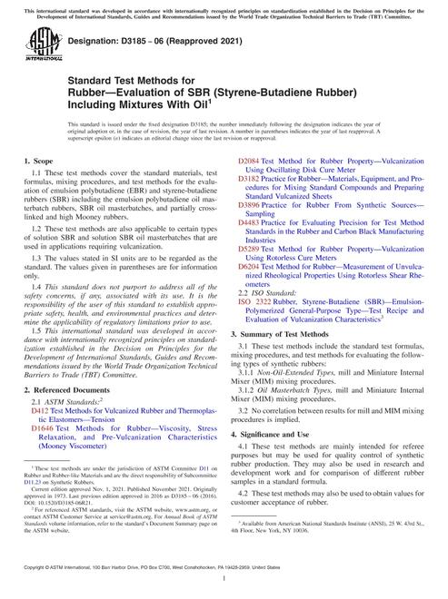 ASTM D3185-06(2021)