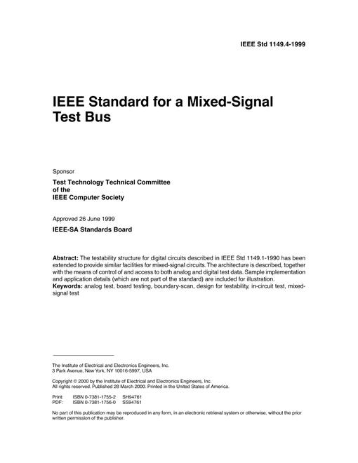 IEEE 1149.4-1999