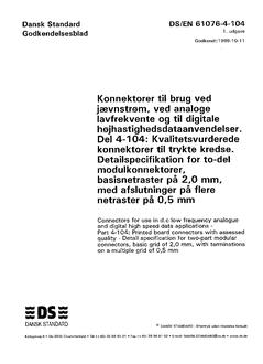 DANSK DS/EN 61076-4-104