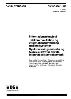 DANSK DS/ISO/IEC 11573