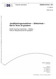 DANSK DS/EN 474-8 + A1
