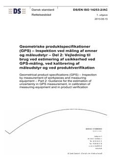 DANSK DS/EN ISO 14253-2
