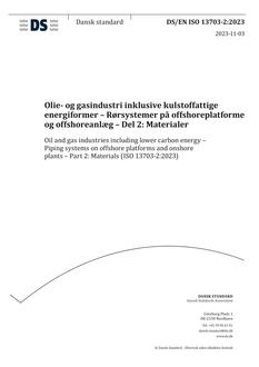 DANSK DS/EN ISO 13703-2