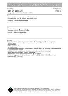 CEI EN 60851-6