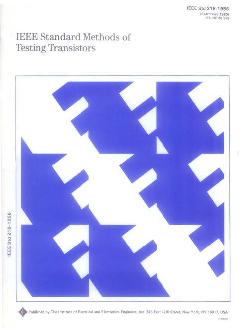 IEEE 218-1956
