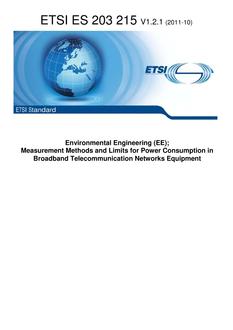 ETSI ES 203 215