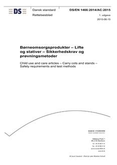 DANSK DS/EN 1466