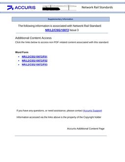NR NR/L2/CSG/10072 ISSUE 3