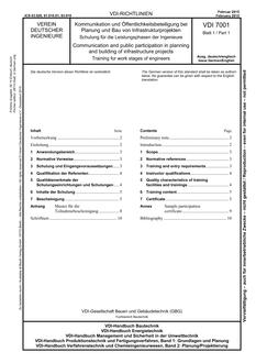 VDI VDI 7001 BLATT 1