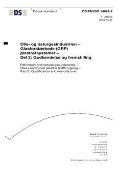 DANSK DS/EN ISO 14692-2