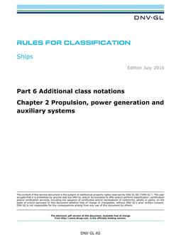 DNV DNVGL-RU-SHIPS PART 6 CHAPTER 2