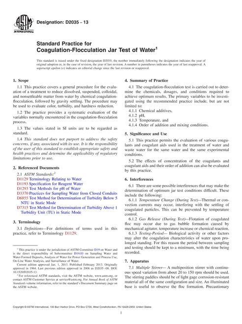 ASTM D2035-13