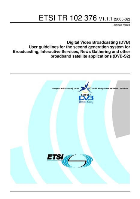ETSI TR 102 376