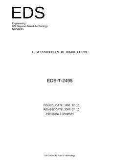 GMKOREA EDS-T-2495