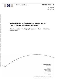 DANSK DS/ISO 16844-1