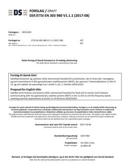 DANSK DSF/ETSI EN 303 980 V1.1.1 (2017-08)