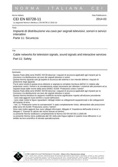 CEI EN 60728-11