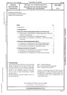 VDI VDI 2861 BLATT 3
