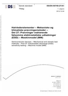 DANSK DS/EN 60749-27