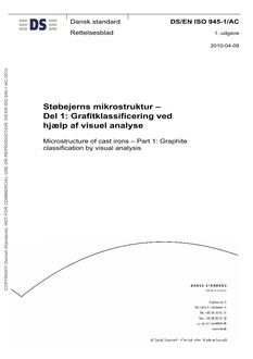 DANSK DS/EN ISO 945-1