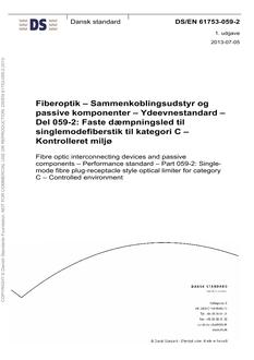 DANSK DS/EN 61753-059-2