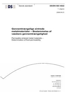 DANSK DS/EN ISO 4022