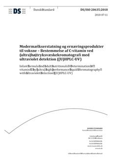 DANSK DS/ISO 20635