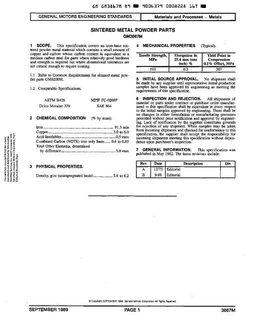GMNA GM3867M