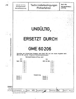 GME OPEL 206