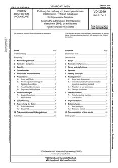 VDI VDI 2019 BLATT 1