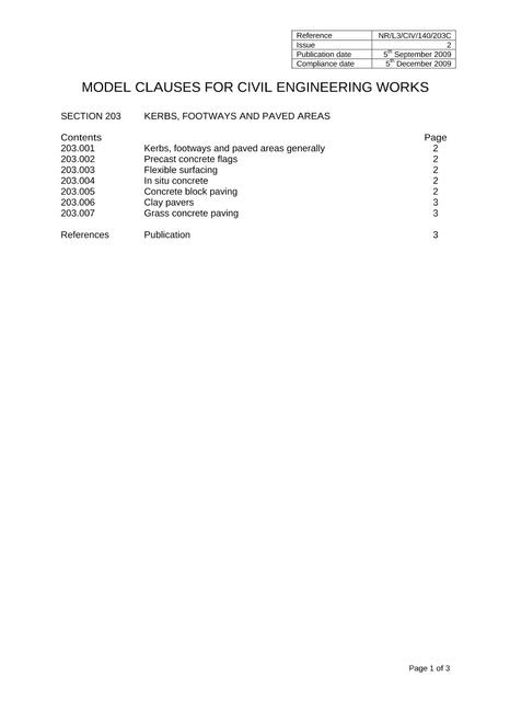 NR NR/L3/CIV/140/203C ISSUE 2
