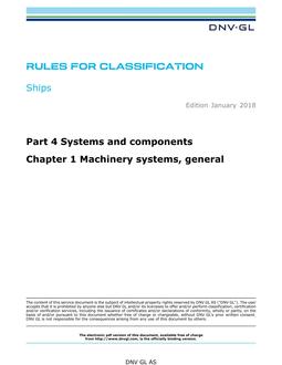 DNV DNVGL-RU-SHIPS PART 4 CHAPTER 1