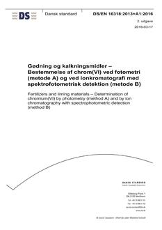 DANSK DS/EN 16318+A1