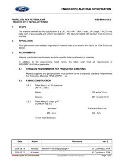 FORD WSS-M1H1010-A
